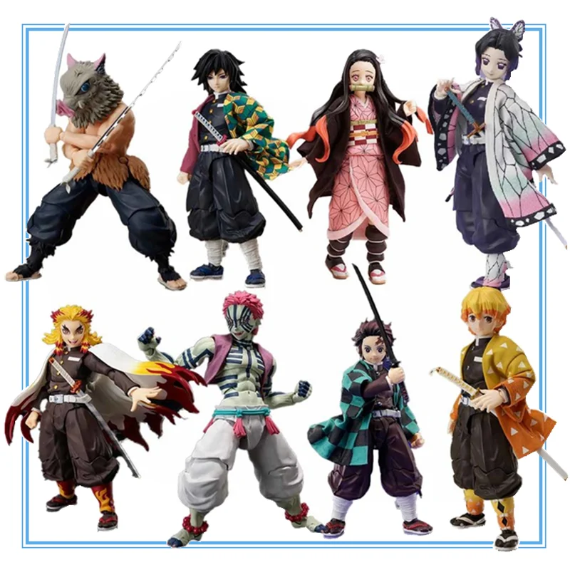 

Original Aniplex BUZZmod Akaza Rengoku Kyoujurou Agatsuma Zenitsu Kamado Tanjirou Kamado Nezuko Inosuke Demon Slayer Model