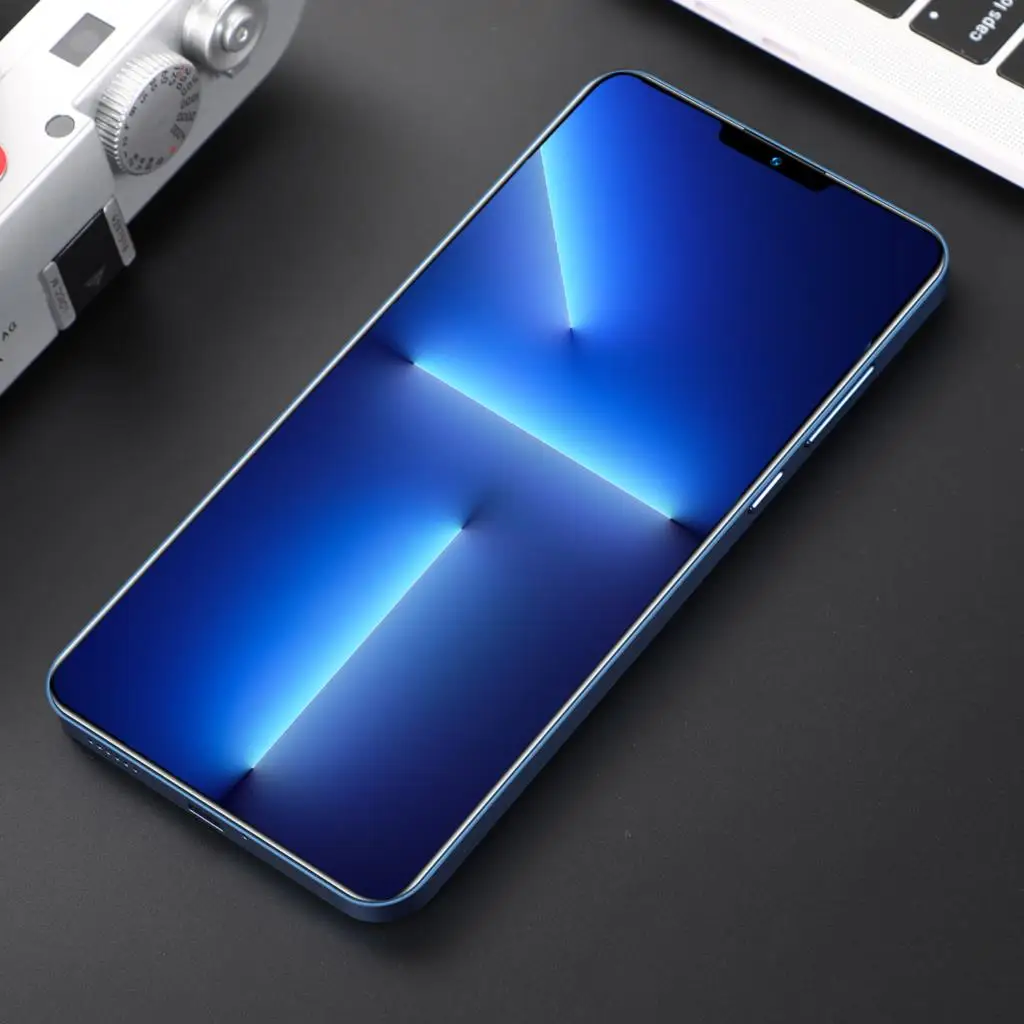 Разблокированный сотовый телефон с двумя SIM-картами i13 Pro Max 6.7 дюйм андроид