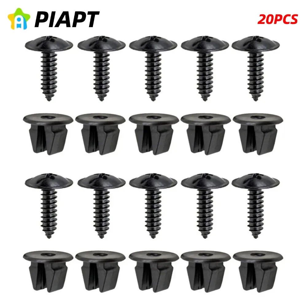 

10 КОМПЛЕКТ OE # 86848-22000*10 шт. 12493-05207-E*10 шт. подкрылок, крышка бампера, рокерный формовочный винт, комплект нейлоновых гаек для Hyundai Kia