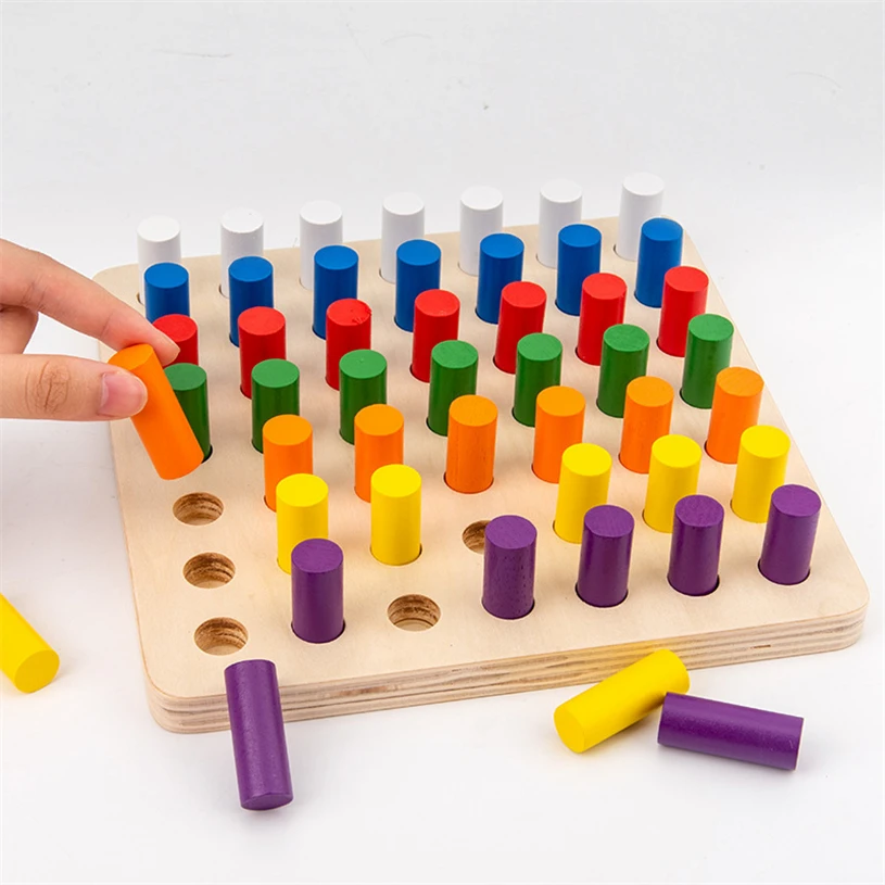 

Montessori Wooden Toys Shape Matching Sensorial Materials Toys For 3 Year Olds Learning Activities Toys For Children D65Y