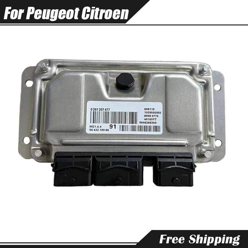 Электронный модуль управления двигателем автомобиля ECU ME7.4.4 для Peugeot 206 207 307 Citroen C2
