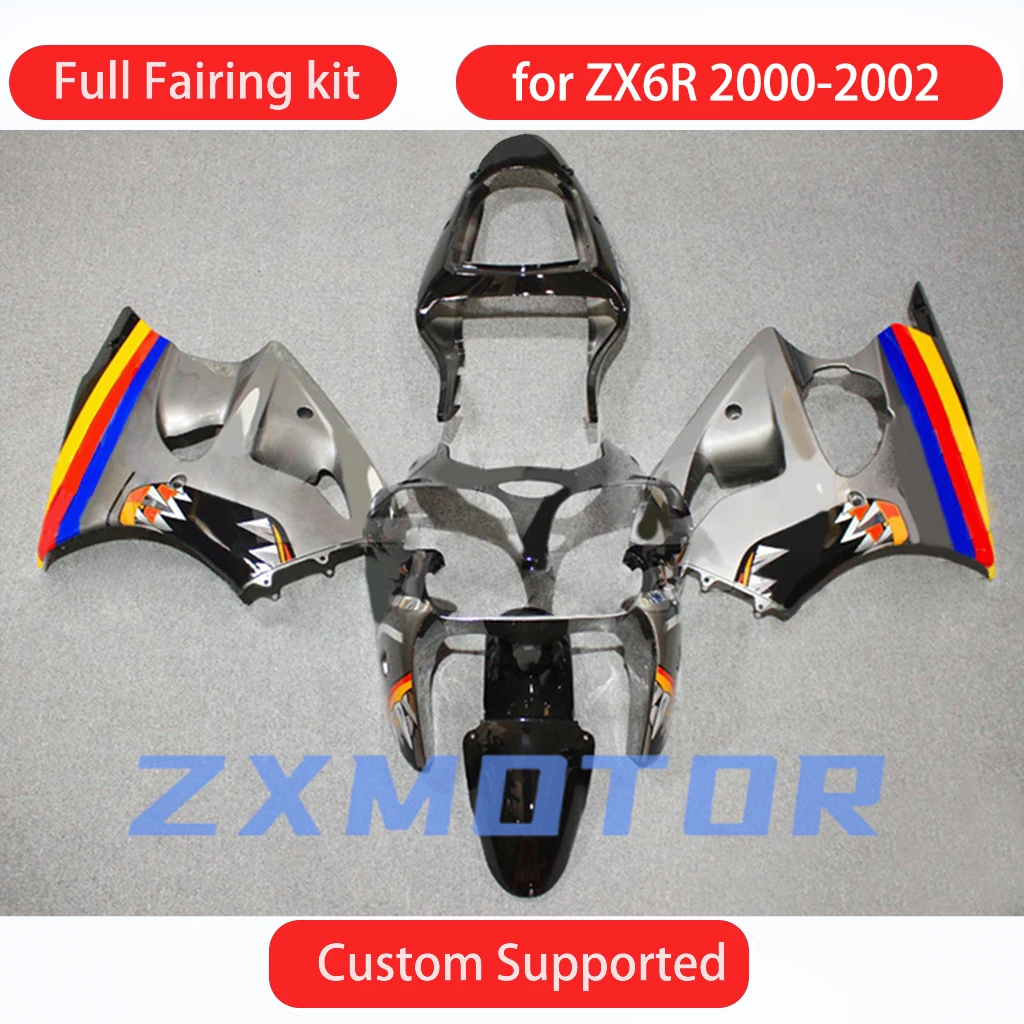 ZX6R 2000 2001 2002 комплект обтекателей для мотоциклов KAWASAKI ZX 6R 636 00 01 02