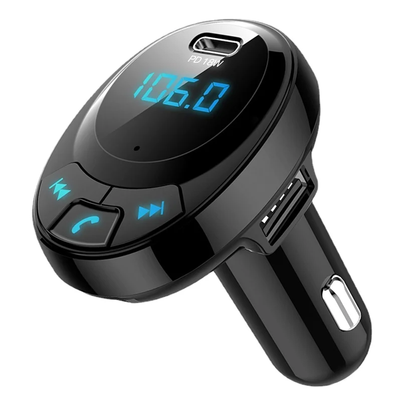 

Car MP3 Bluetooth 5.0 Hands-Free Calling BT09 Plug-and-Play Lossless Music Player Car Charger with Fast Charging