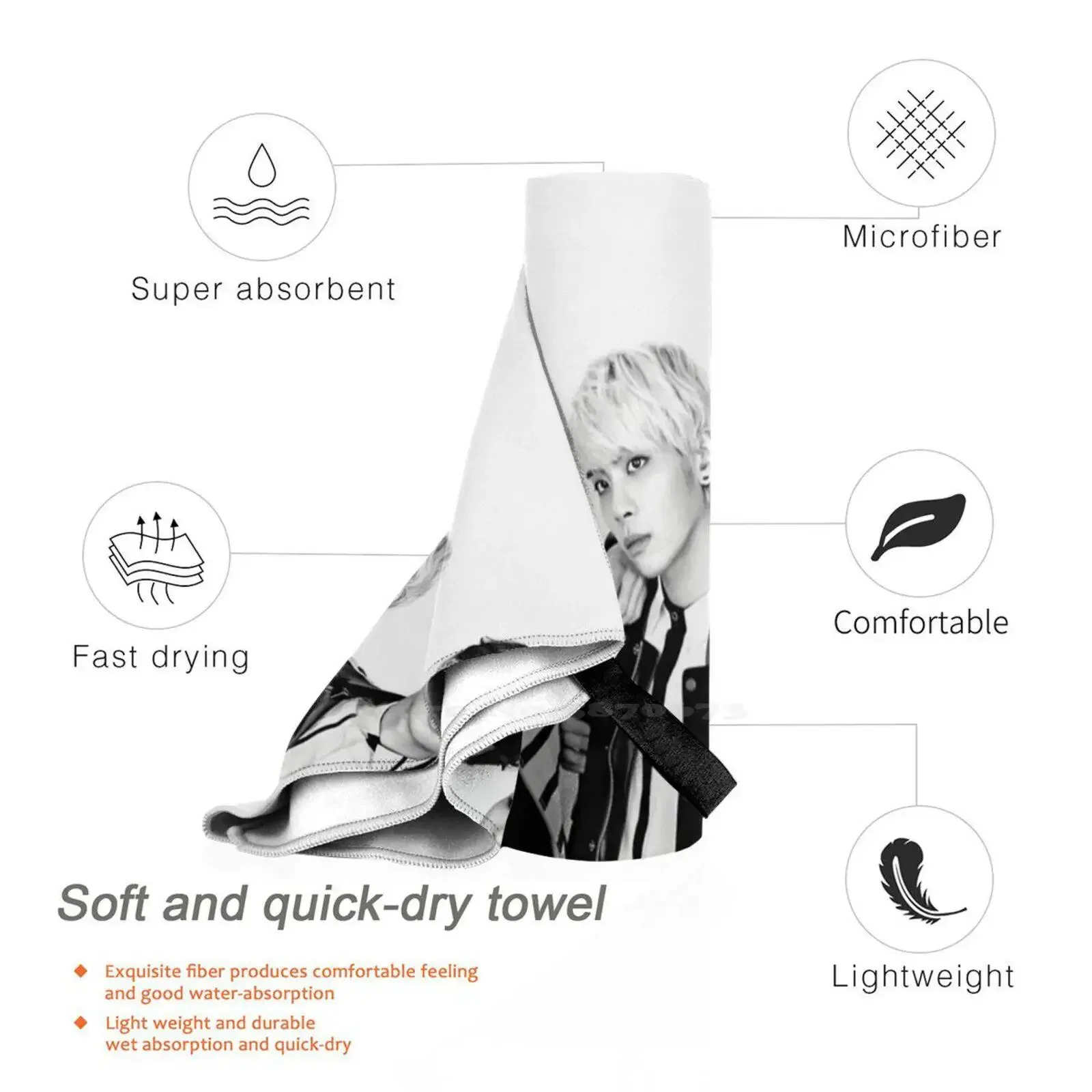 Shinee мягкие полотенца для ванной комнаты плавания школы путешествий shaol Taemin Onew Jinki