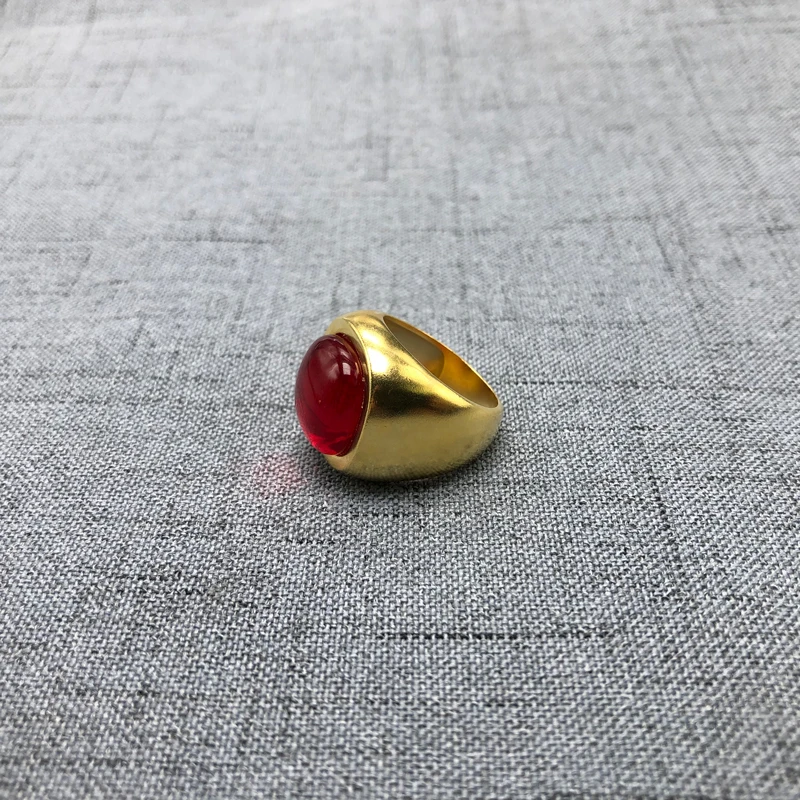 

Women's Ring, Spanish Bear Jewelry, 925 Silver Gift, Free Shipping, Gold, Red Gem, Customized Couple Fashion and Style