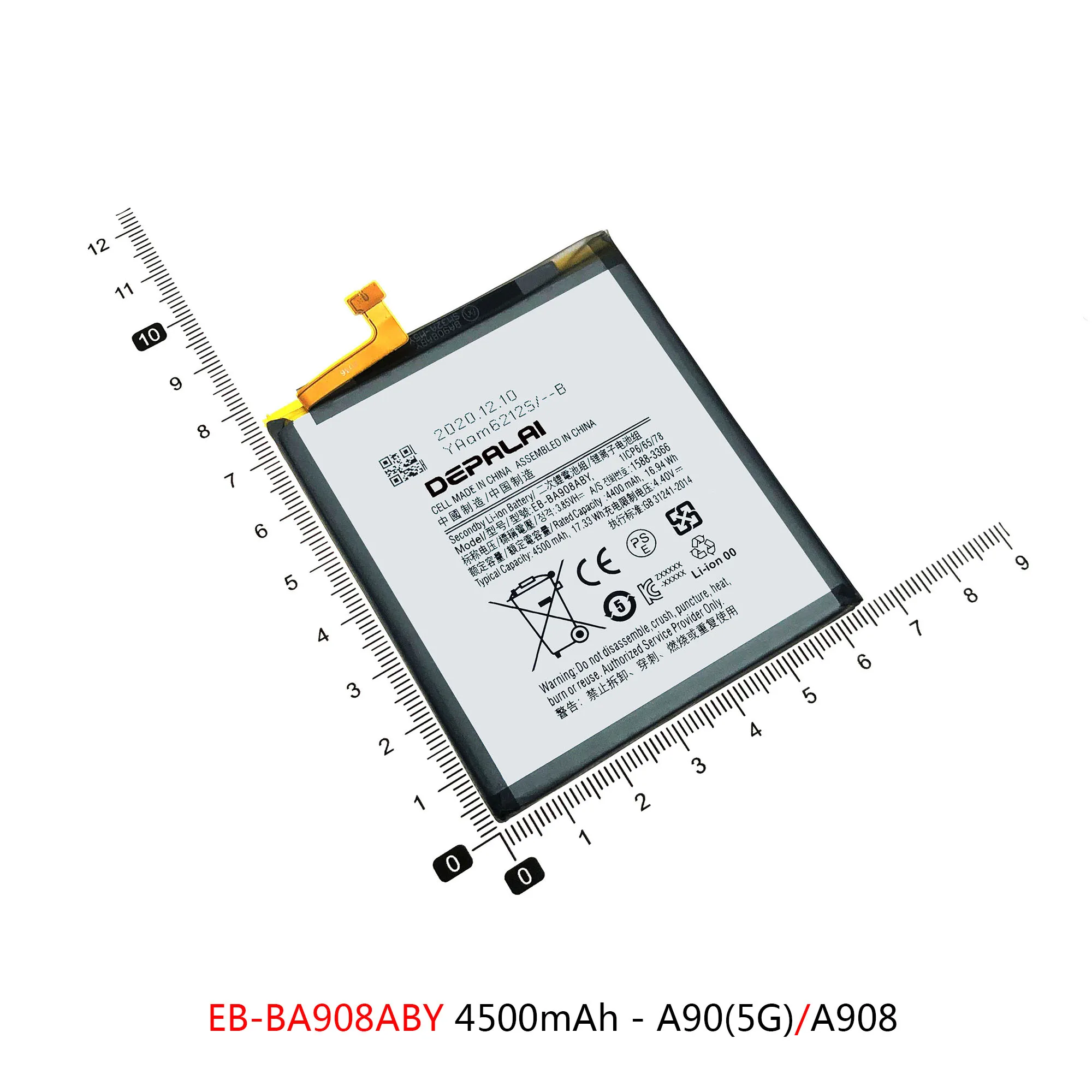 EB-BA905ABU Аккумулятор для Samsung Galaxy A80 A90 A905F A8050 A805F Аккумуляторы 5G A908 EB-BA908ABY Запасные