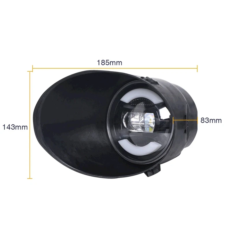 AU05 -Newest 45W Светодиодный Противотуманные фары с отверстием DRL для Toyota 2007-2013 Sequoia 08-11