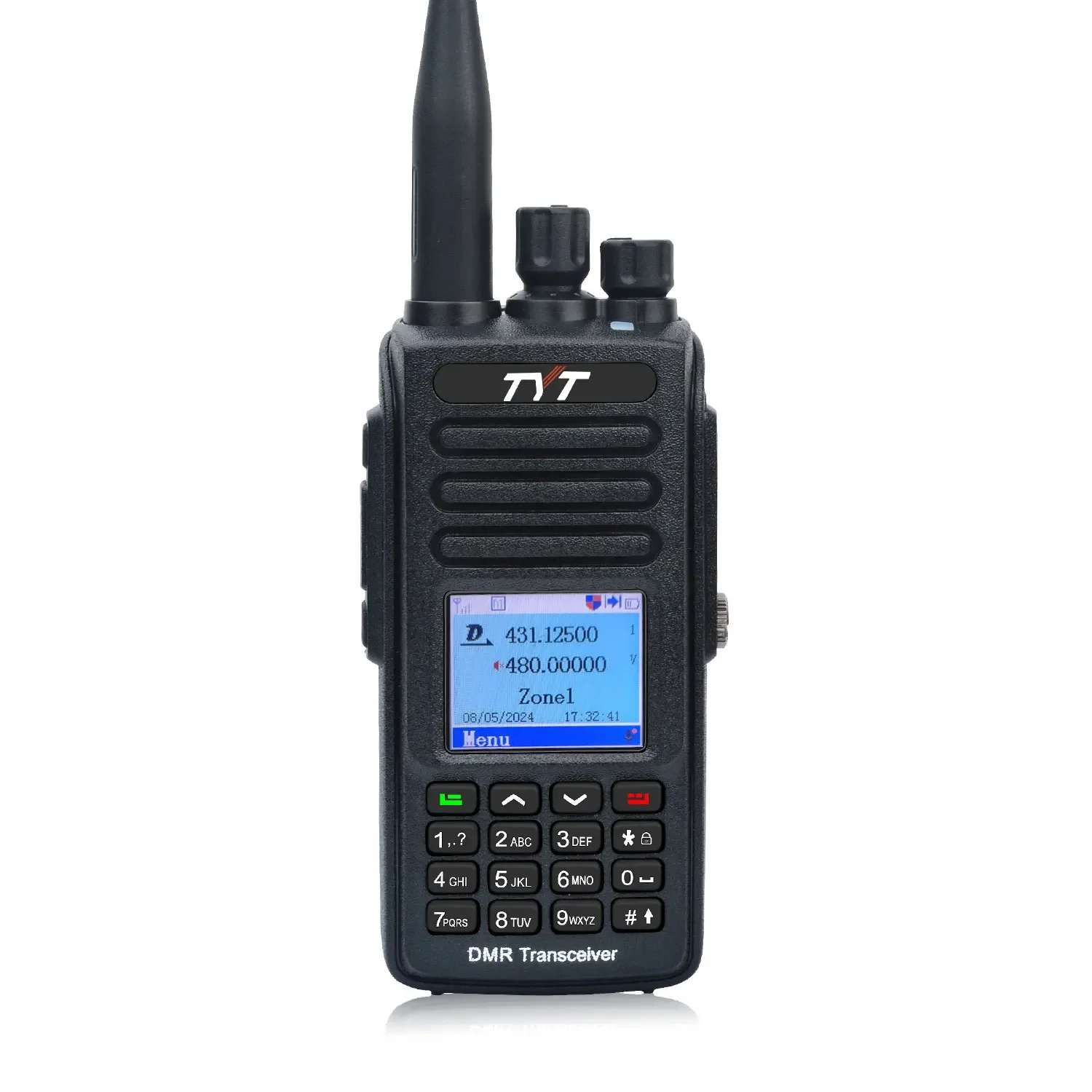 Портативная рация 10 Вт TYT MD-UV390 PLUS Aes256 радио GPS батарея IP67 водонепроницаемая VHF/UHF