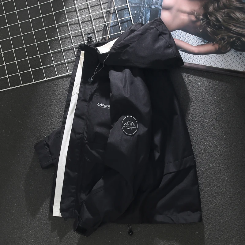 Американская куртка с капюшоном верхняя одежда мужская весенняя новинка 2024