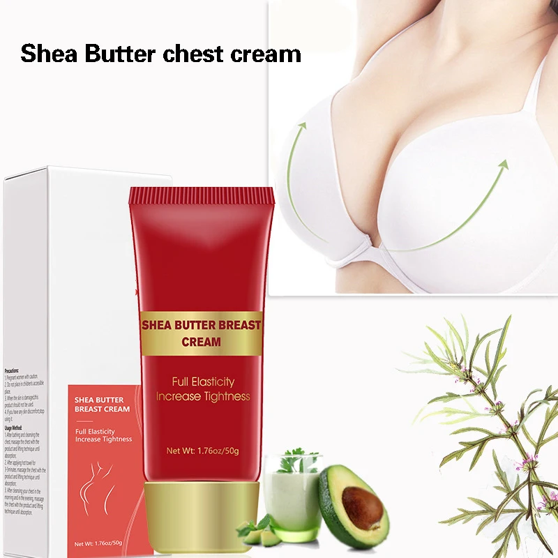 

Newly Breast Enhancement Cream Moisturizing Firming Massage Fruits Essence Breast Beauty Care for Breast Growth 50g Creams