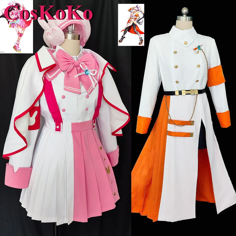 

CosKoKo Tsukino Mito/Higuchi Kaede Cosplay Anime Vtuber Nijisanji Costume Sweet Lovely Uniform Dress Carnival Role Play Clothing