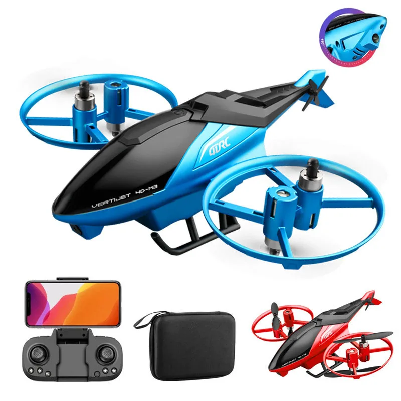 

NEW M3 4.5CH RC Helicopter 2.4G 3D Aerobatics Altitude Hold Helicopter with Camera Remote Control drone Toys with Blue/Red