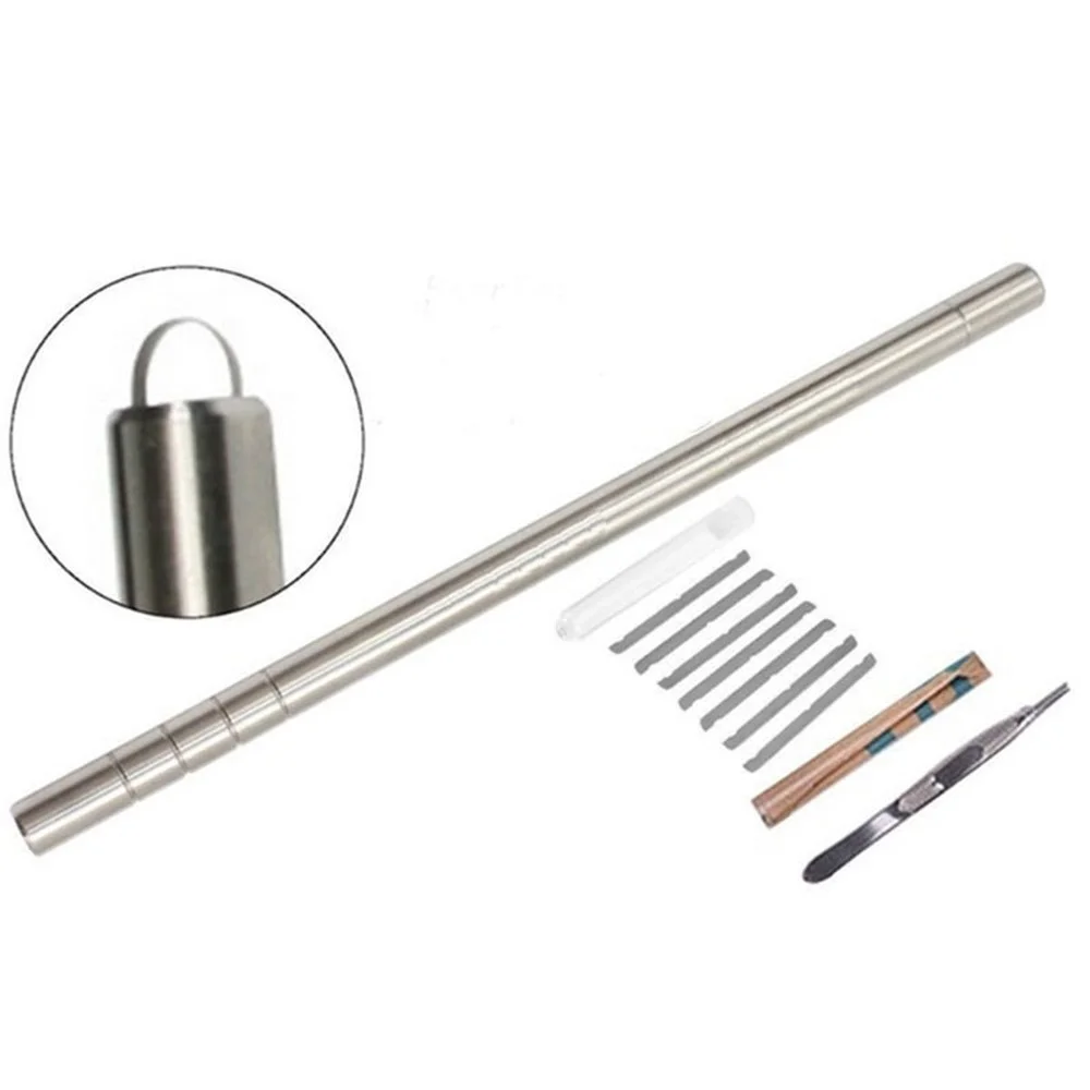 

1Pcs Steel Professional Hairdresser's Hair Scissors Barber Accessories Beard Shaver Hair Trimmer Eyebrow Carve Pen