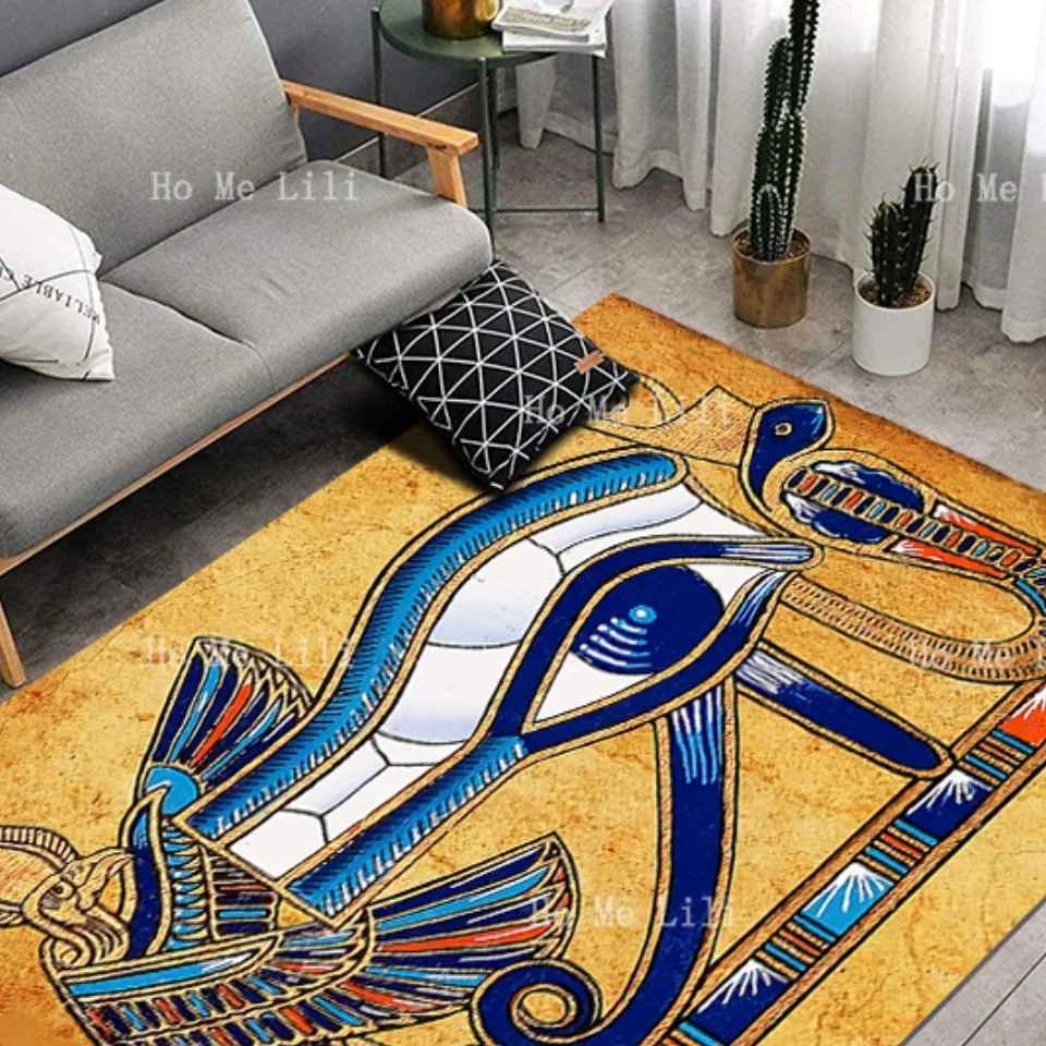 Папирус с изображением глаз Гора иероглифы фараонное произведение искусства