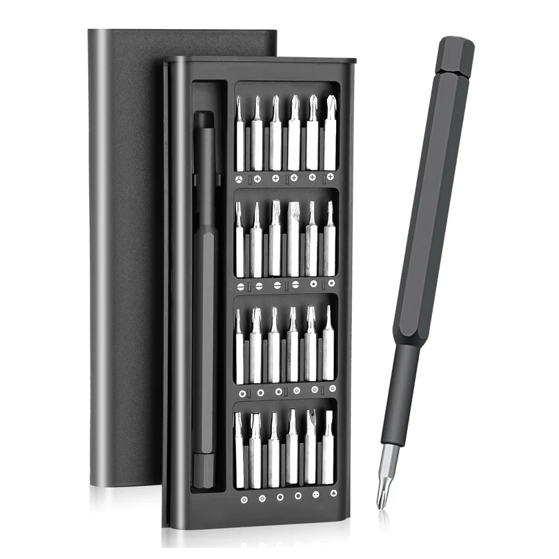 

Набор прецизионных отверток 25 в 1, отвертка Se, шестиугольная плоская головка, магнитная отвертка для iPhone, ПК, часов, камеры, очков