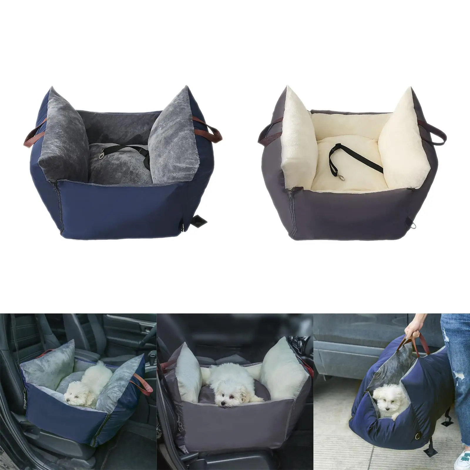 Портативное сиденье для собак кошек автомобильное подлокотник коробка