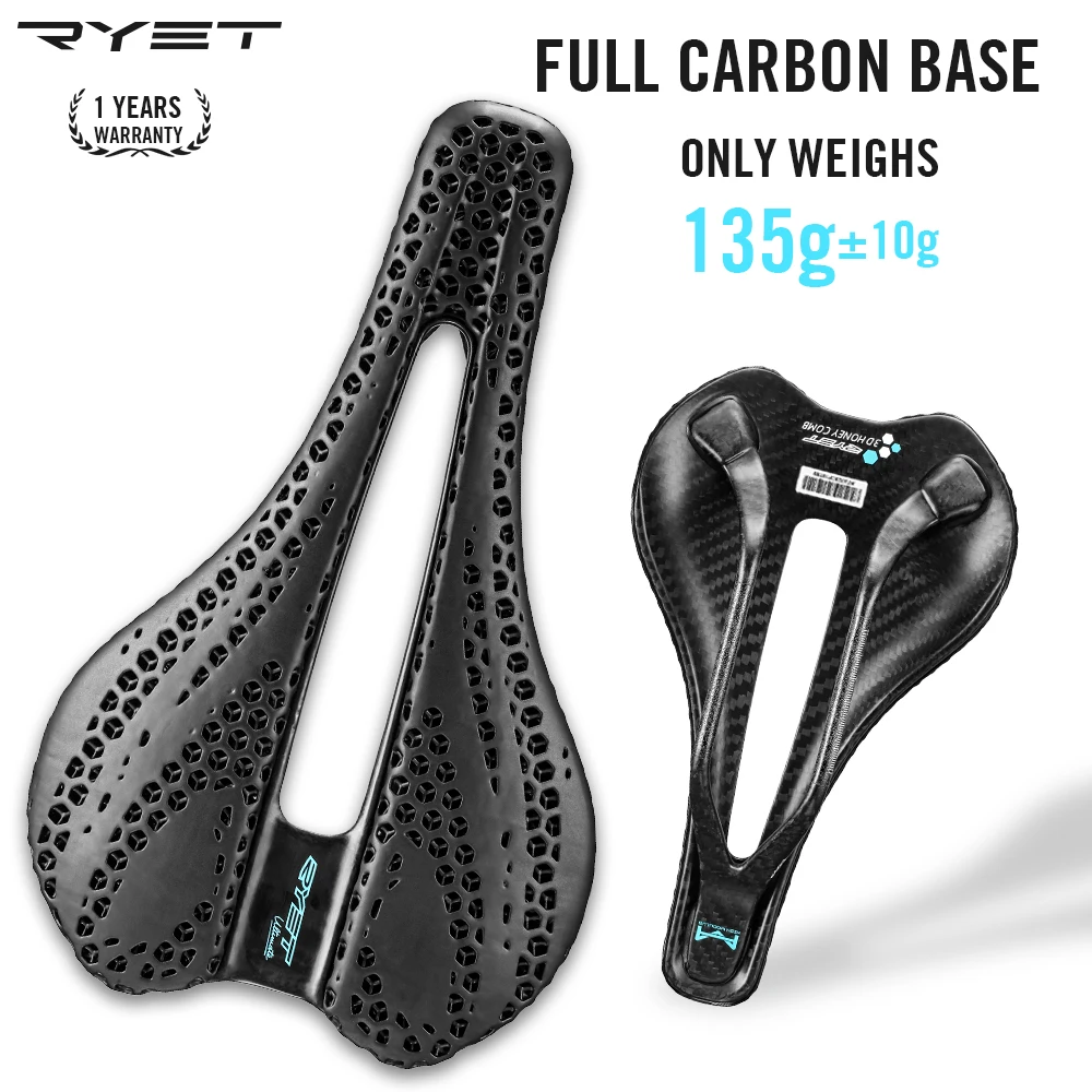 Велосипедное седло RYET из углеродного волокна с 3D-принтом, седло на ...