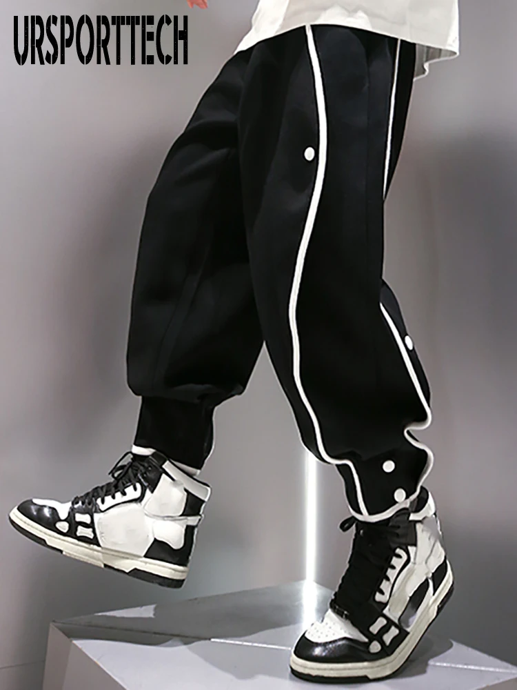 

Cargo Men Pants Trousers Hip Hop Joggers Teenager Boys Pants Pockets Casual Dance Techwear Harem Streetwear Trousers Sweatpants