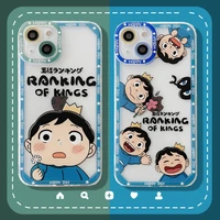 bandai cute cartoon little wang qing phone case for iphone 13 12 11 pro max xs xr x xsmax 8 7 plus high quality case