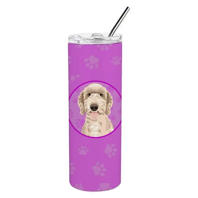 

Treasures WDK1290TBL20 Doodle Fawn Design5 Stainless Steel 20 oz Skinny Tumbler, Pink, 20 oz, multicolor quart stainless steel