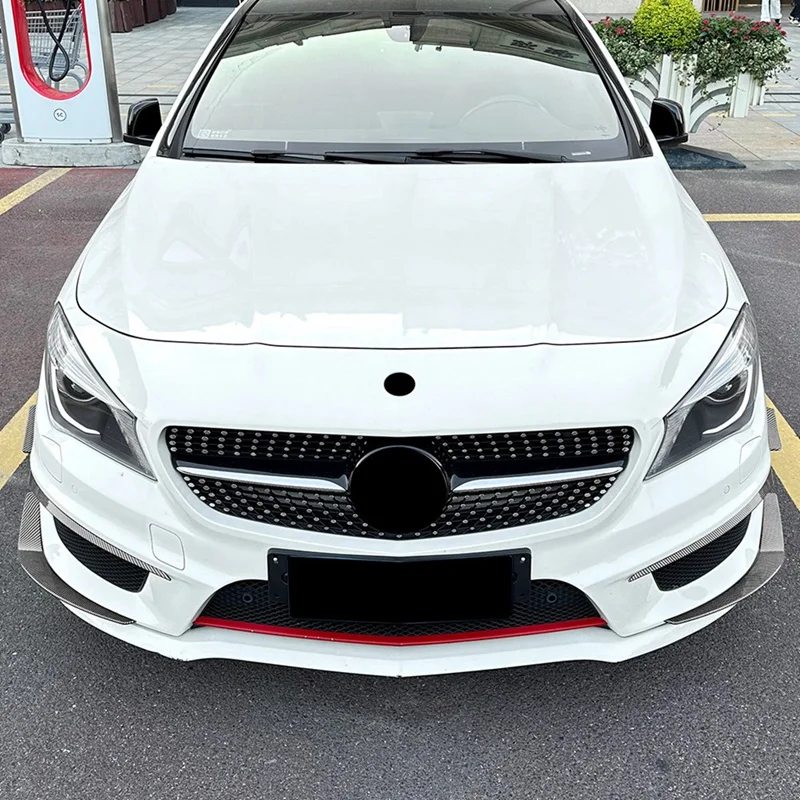 Для Mercedes Benz CLA Class C117 AMG Line 2013-2015 передний бампер разделитель губ спойлер диффузор
