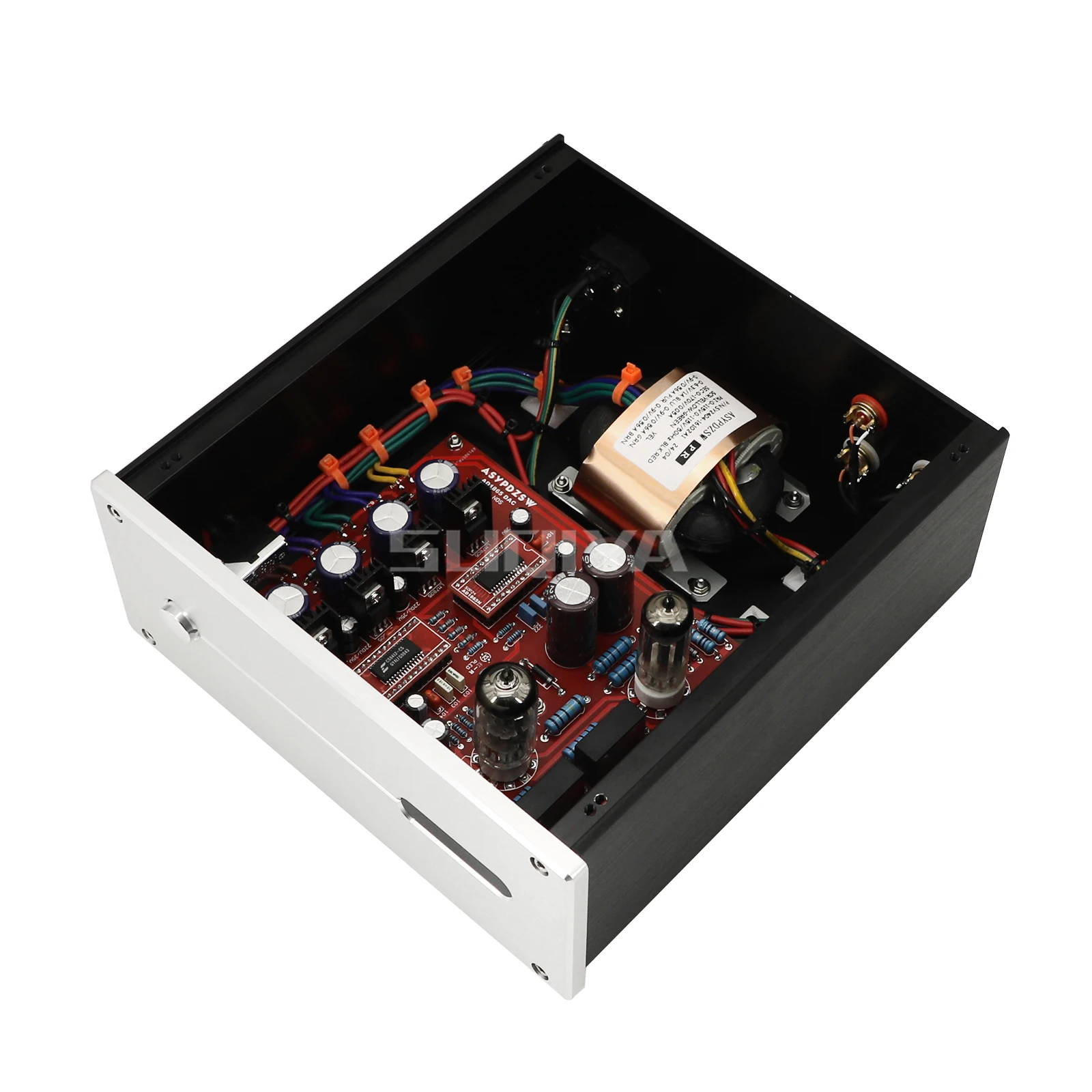 SUQIYA-HIFI Stereo 6Z4 + 6N11 декодер для труб R2R NOS AD1865 CS8412 аудио DAC (чип опциональен)