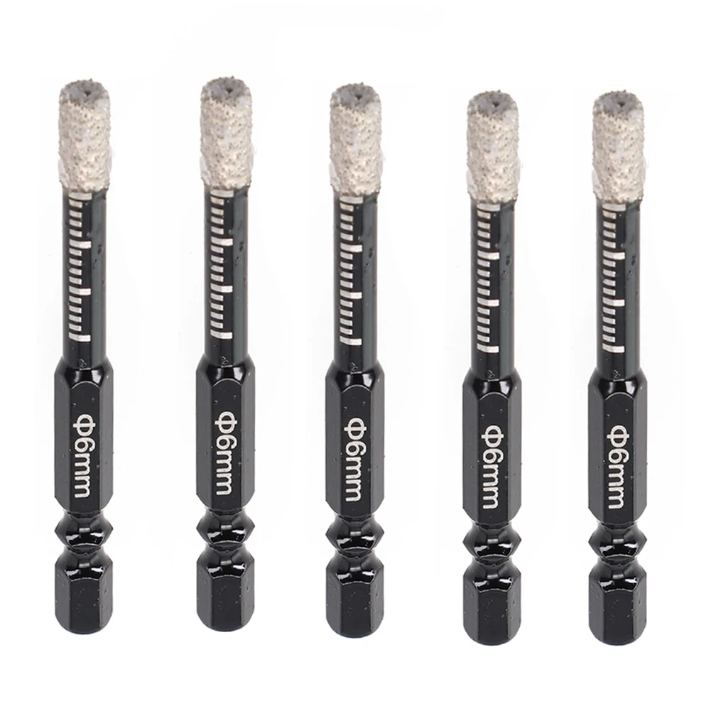 

Premium Quality Diamond Hole Saw Cutter Ideal for Drilling Granite Marble and Ceramic 6mm and 8mm Sizes 5pcs Set