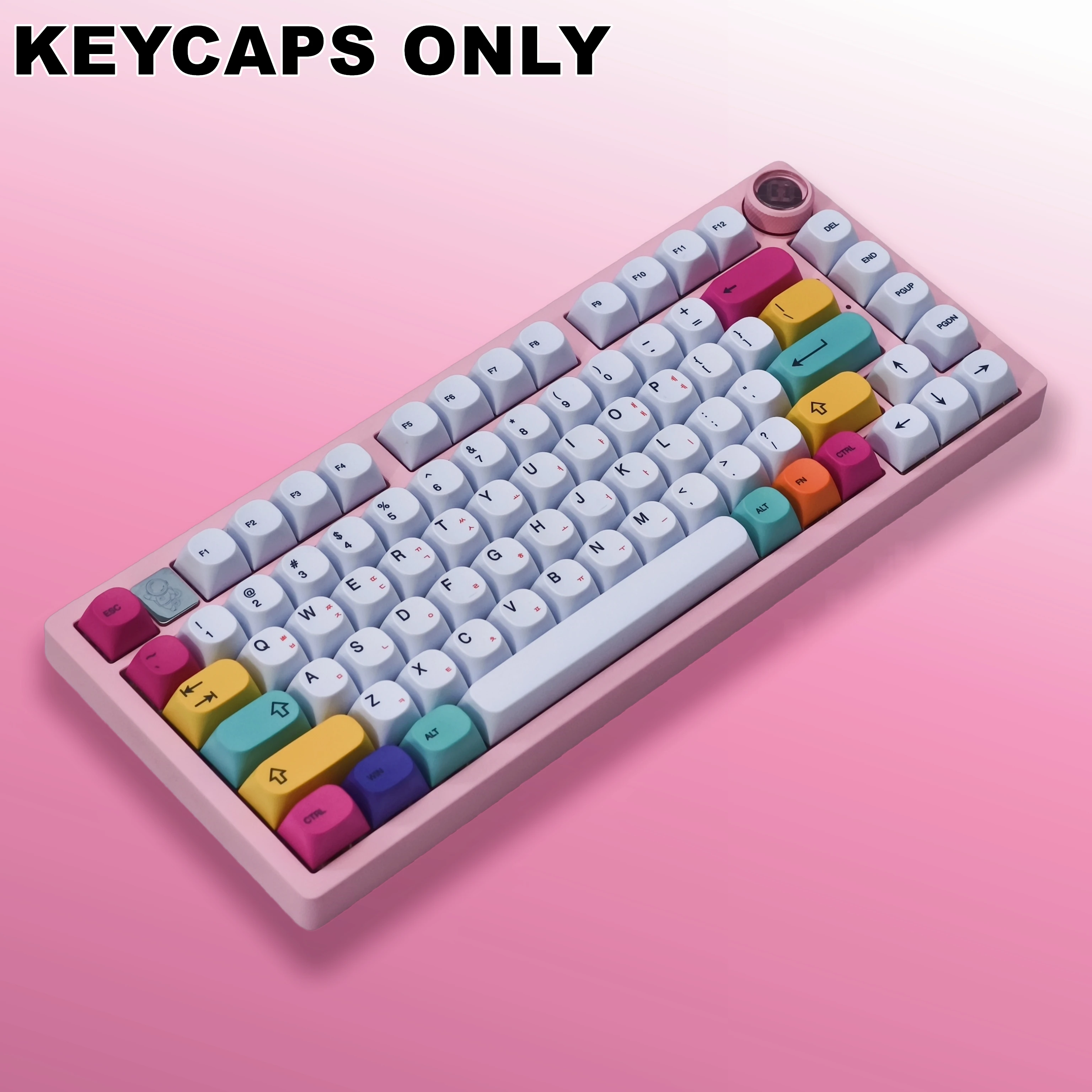 PFK 4 типа корейских раскладок PBT колпачки для клавиш MA Profile с сублимированной