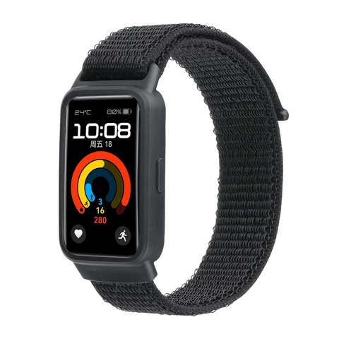 Ремешок нейлоновый CRESTED для Huawei Band 9 8 7 6