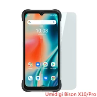 2pcs tempered glass for umidigi bison x10 pro anti scratch screen protector 2 5d 9h film glass for bison x10