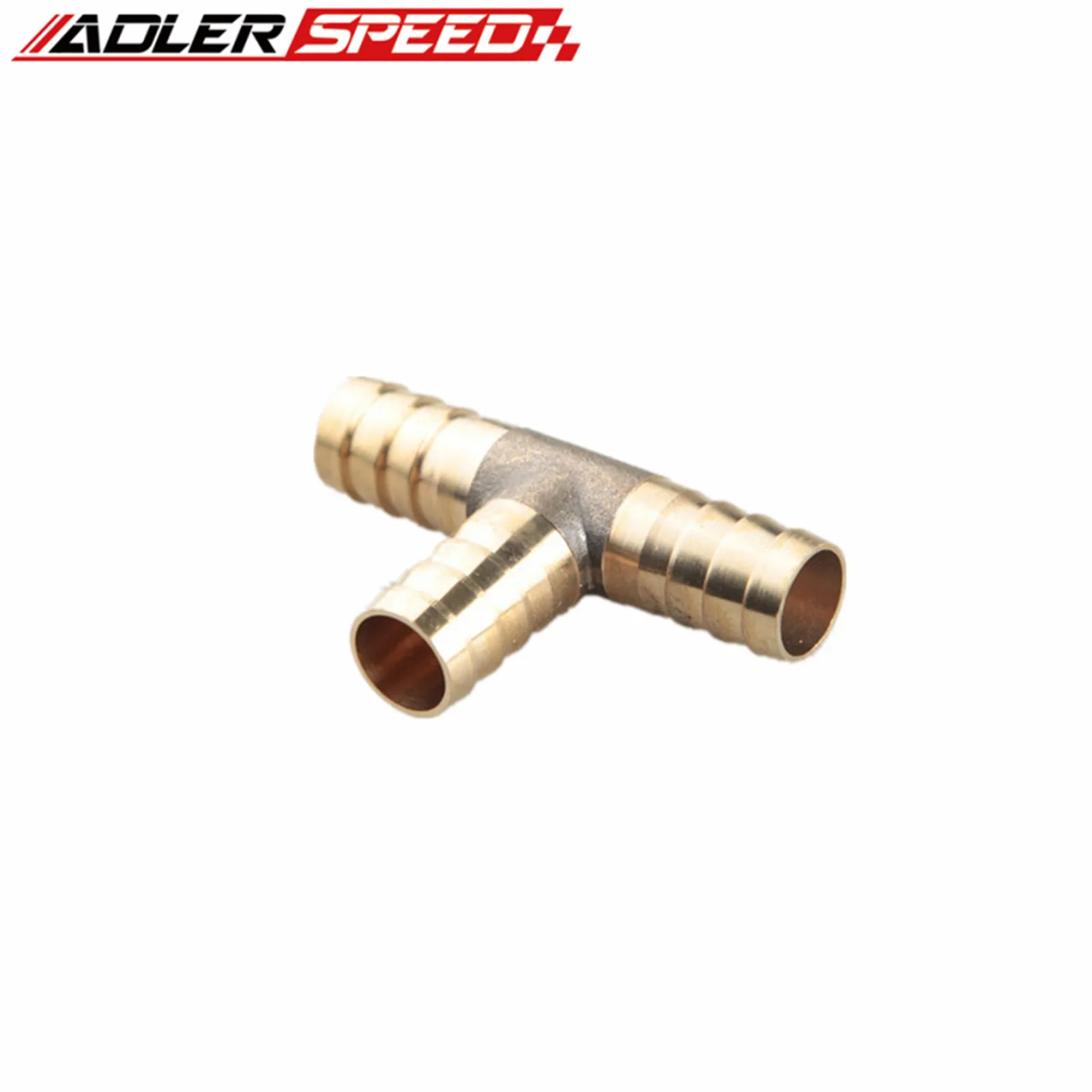 Новый 12-миллиметровый латунный 3-сторонний Т-образный штуцер для топливного