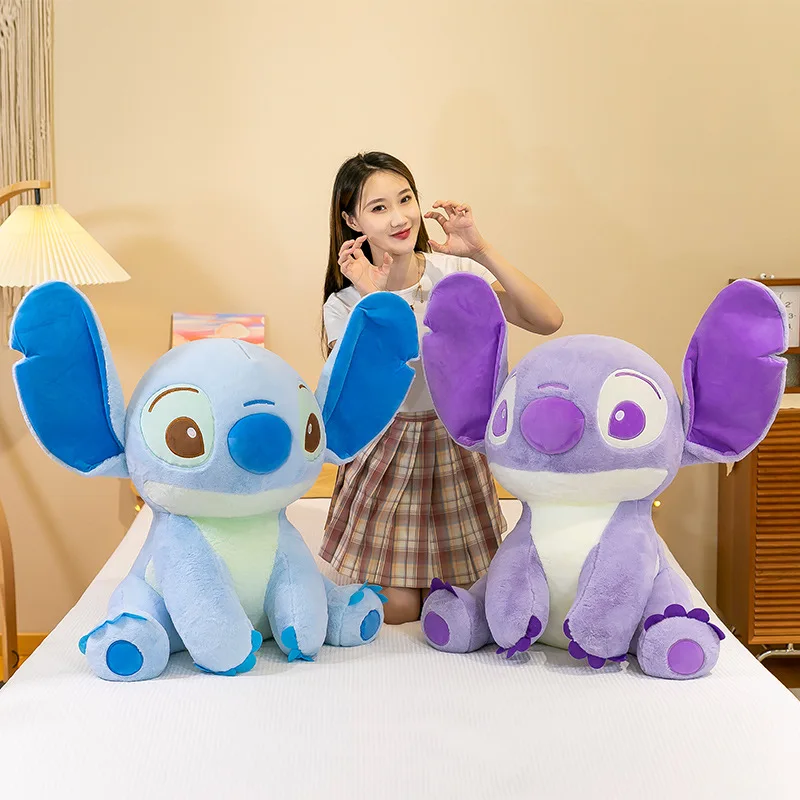 

25/50cm Disney Lilo and Stitch Purple Plush Toys Plushie Kawaii Soft Cute Dolls Stich Anime Stuffed Toys for Children Gift