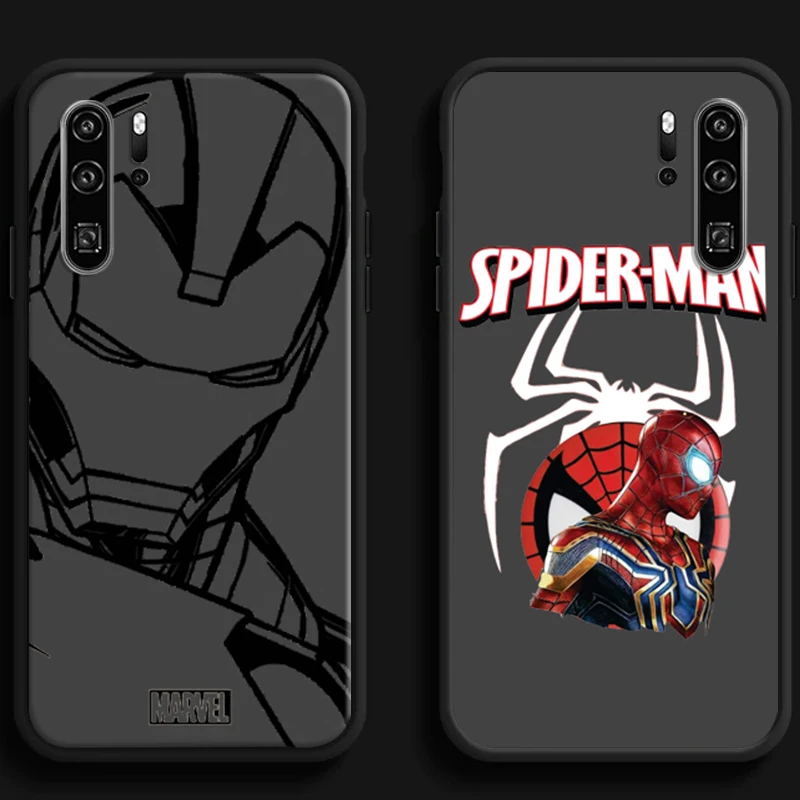 

Marvel Lron Spiderman Phone Cases For Huawei Honor Y6 Y7 2019 Y9 2018 Y9 Prime 2019 Y9 2019 Y9A Carcasa Soft TPU Back Cover