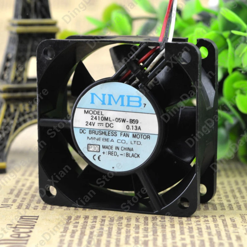 Фото D 1 шт. для NMB 2410ML-05W-B59 |   24В 0.13А |   6 см |   Промышленный вентилятор охлаждения шасси №1