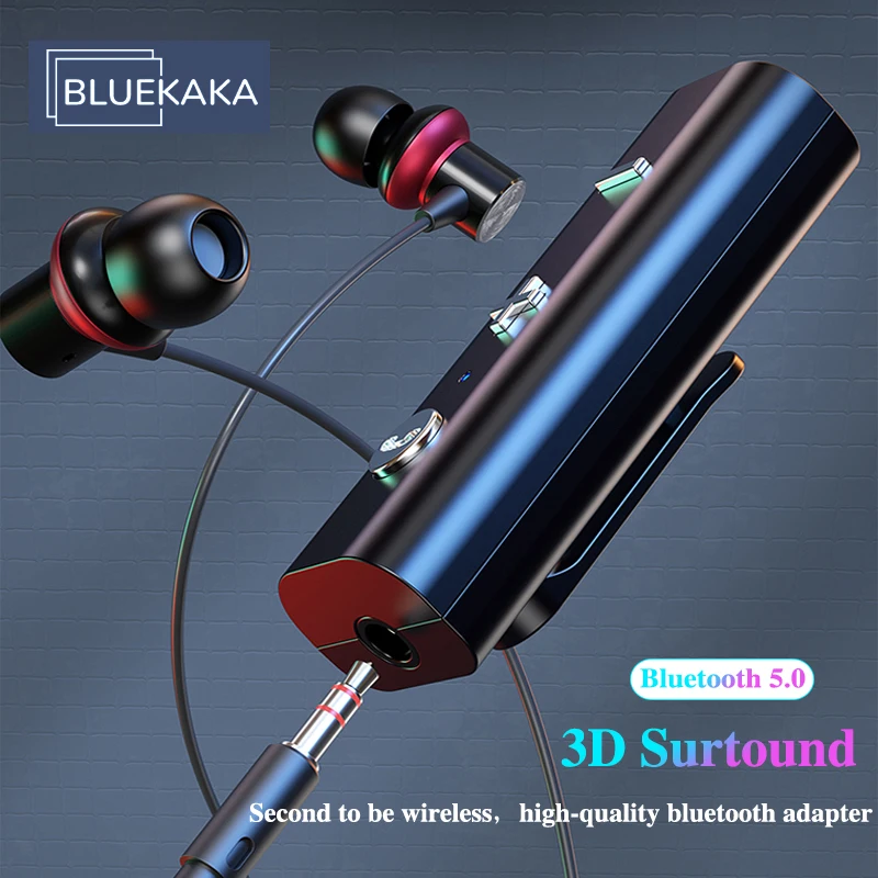 Bluetooth 5,0 приемник 3,5 мм AUX стерео аудио Музыка беспроводной адаптер автомобильный комплект громкой связи передатчик для динамика наушников