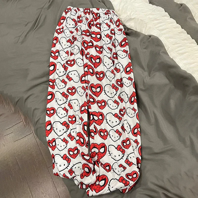 Пижамные штаны в стиле аниме Человек-паук