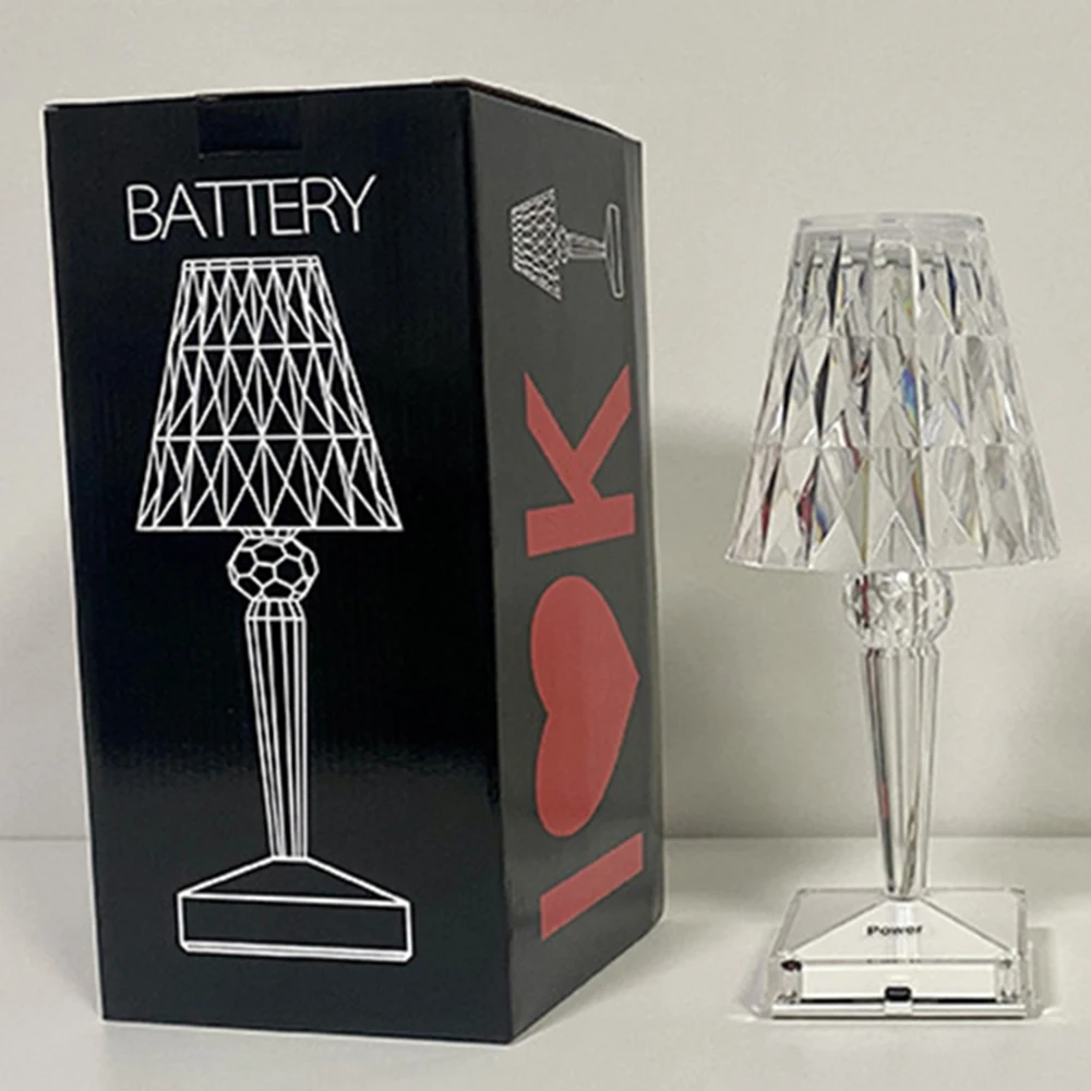 USB LED Crystal Diamond Night Light Touch Table Lamp Rose Projector 3/16 Colors Romantic Bedroom Decor Atmosphere Lighting 2022 |