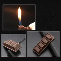 mens womens chocolate lighters butane gas lighters portable cigar lighters outdoor cigarette lighters smoking accessories