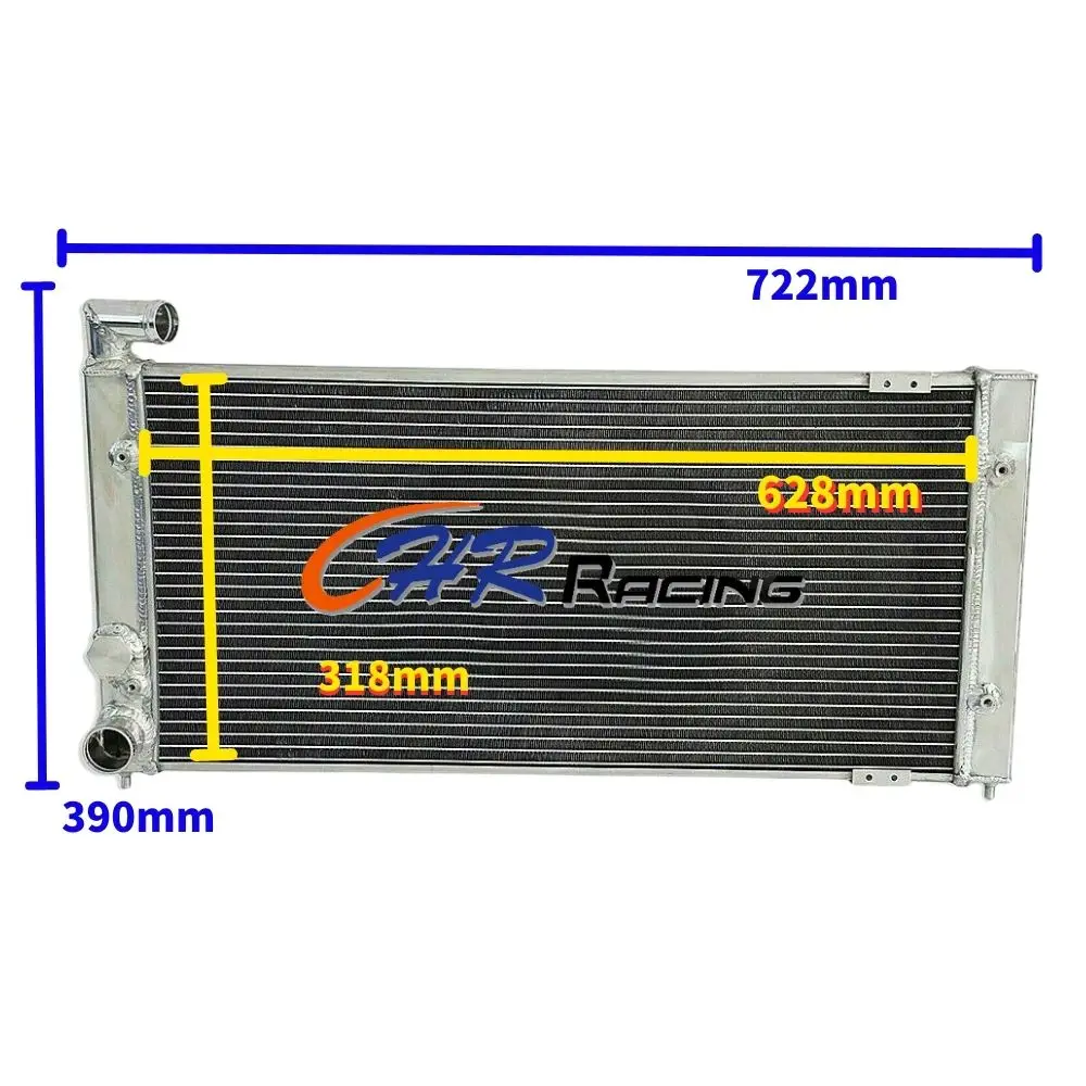 

Aluminum Alloy Radiator For 1991-1995 VW Golf 2 & Corrado VR6 Turbo Manual MT 1992 1993 1994 1995