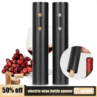 automatic bottle opener for red wine foil cutter poker series luminous button soda corkscrew jar opener kitchen bar accessories