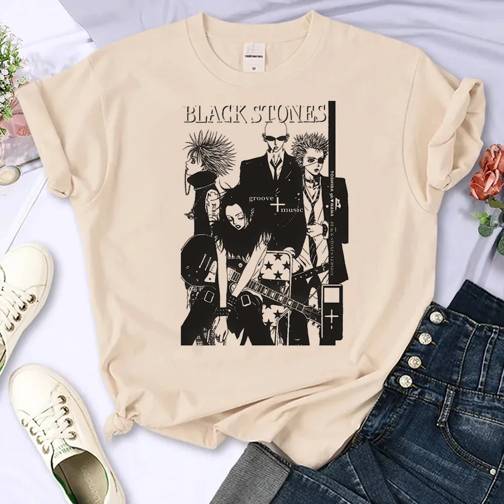 

nana anime Tee women comic anime top female manga anime y2k clothes