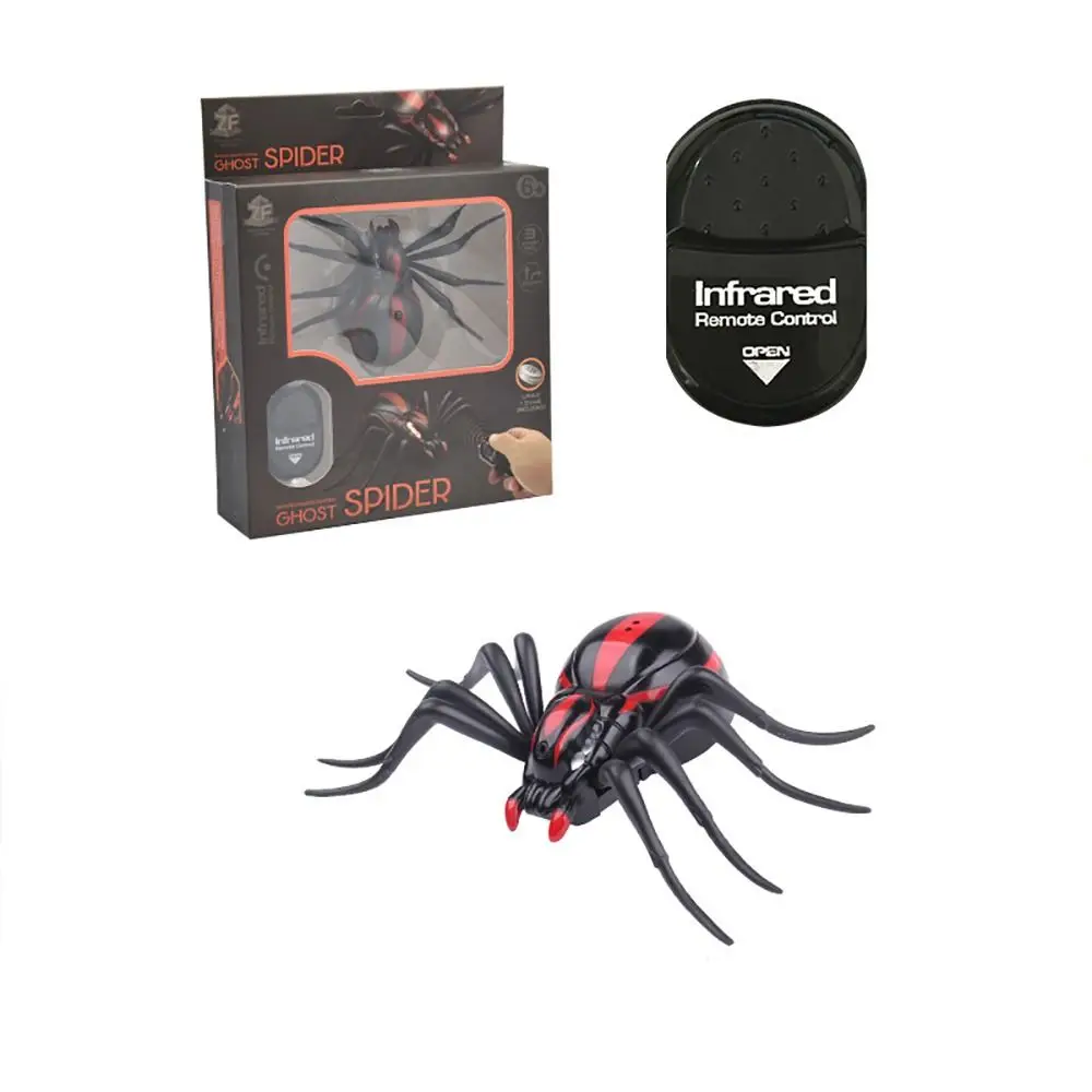 

Подарочный паук хитрый Jock розыгрыш инфракрасная радиоуправляемая игрушка радиоуправляемые животные с дистанционным управлением поддельные игрушки