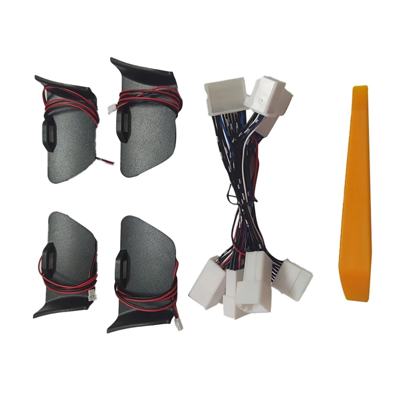 

Door Bowl Armrest Atmosphere Light Interior LED Blue Door Bowl Handle Frame Light For Toyota Highlander 2015-2021