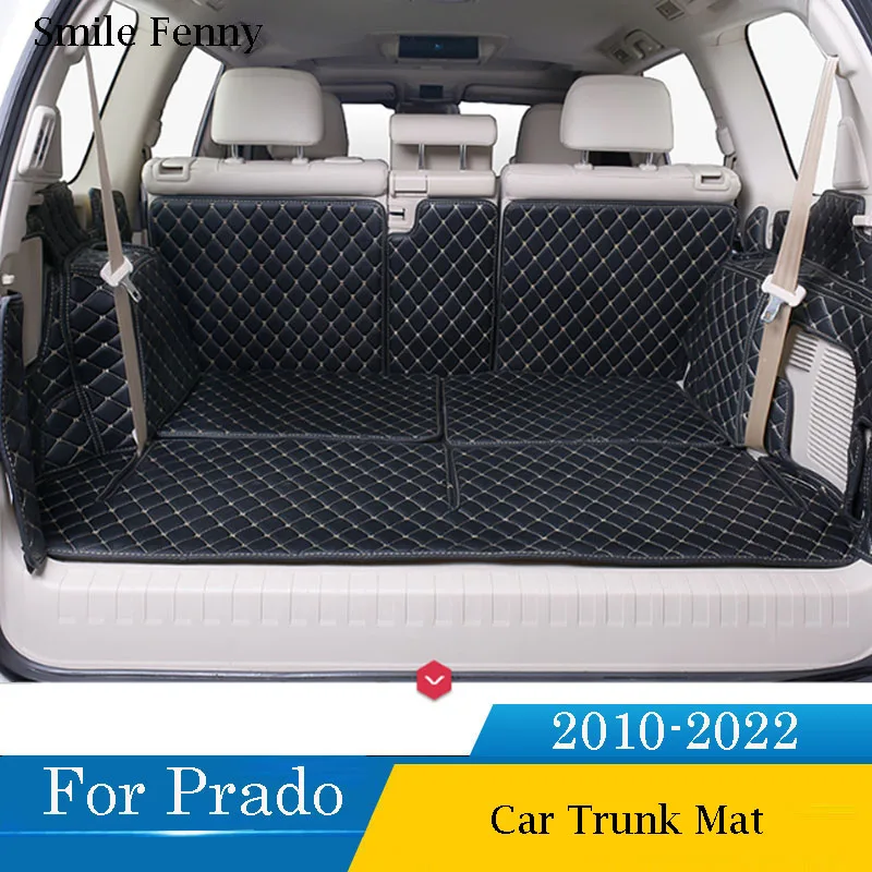Фото Для Toyota Land Cruiser Prado 150 2010-2022 7, аксессуары для сидений, коврик для багажника автомобиля, защита от грязи, внутренняя подкладка, коврик для стайл... №1