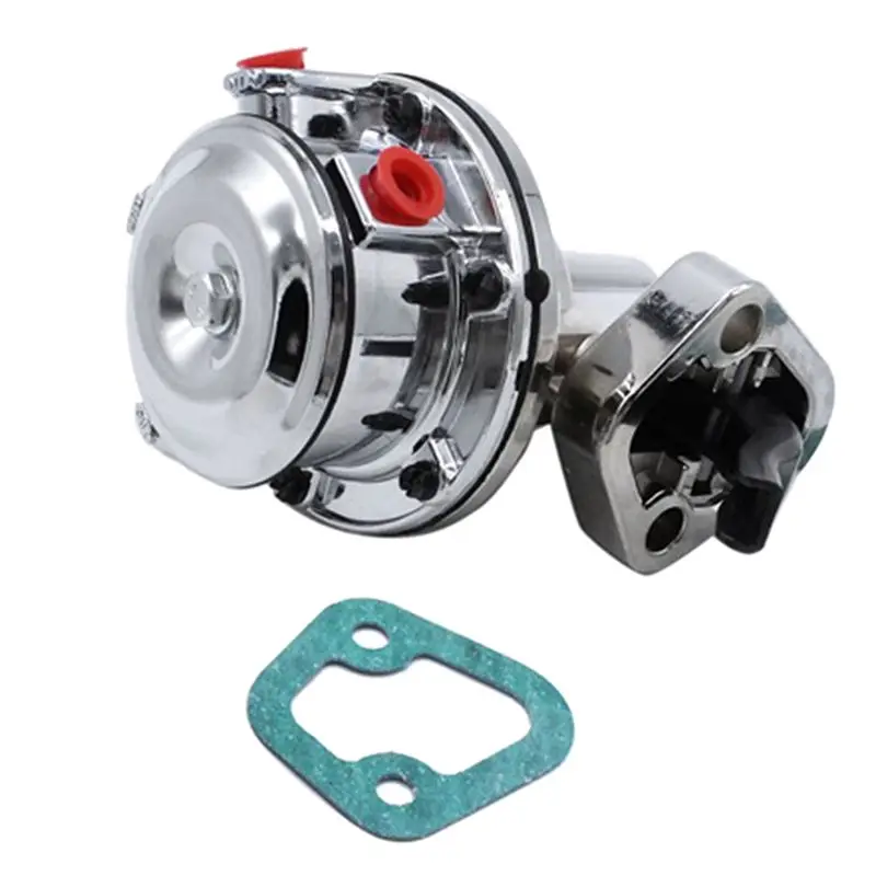 Фото # Механический топливный насос 88J (хром) для двигателей Chevy Small Block V8, автозапчасти и аксессуары №4