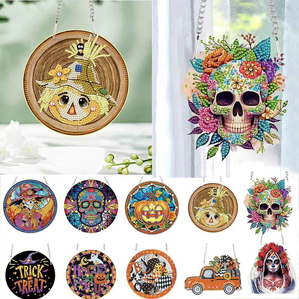 Хэллоуин специальная форма Тыква каретка 5D DIY алмазная живопись искусство