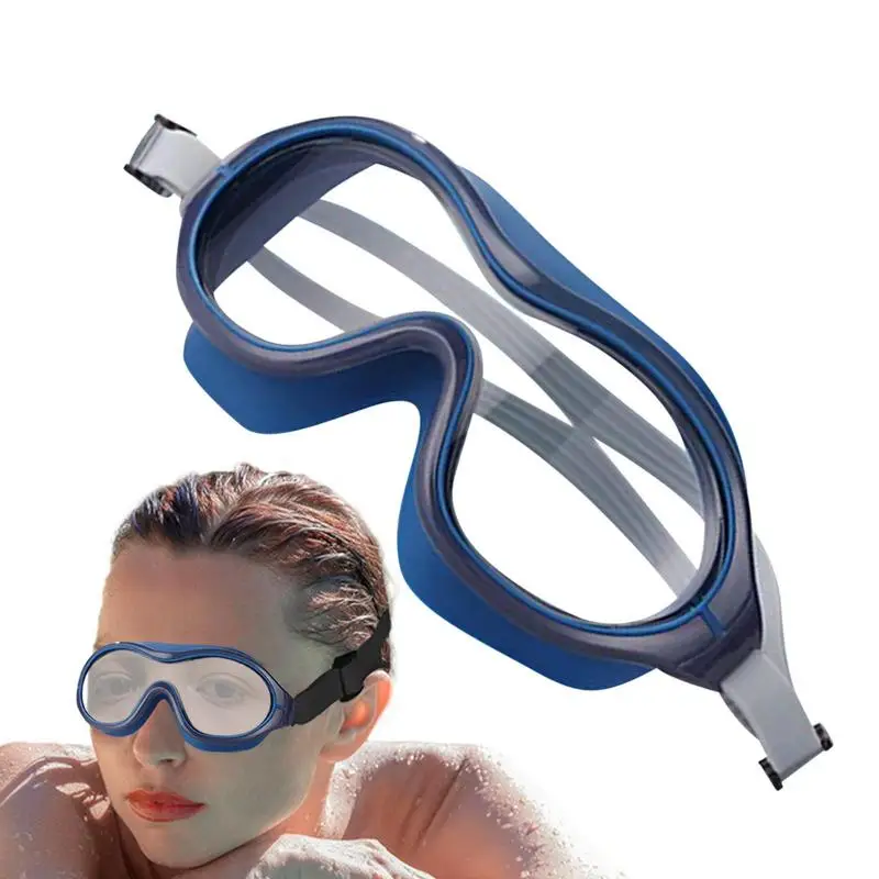 

Swim Goggles Anti-fog Big Frame Adult Swim Goggles Waterproof Swimming Goggles With Clear Vision For Men And Women