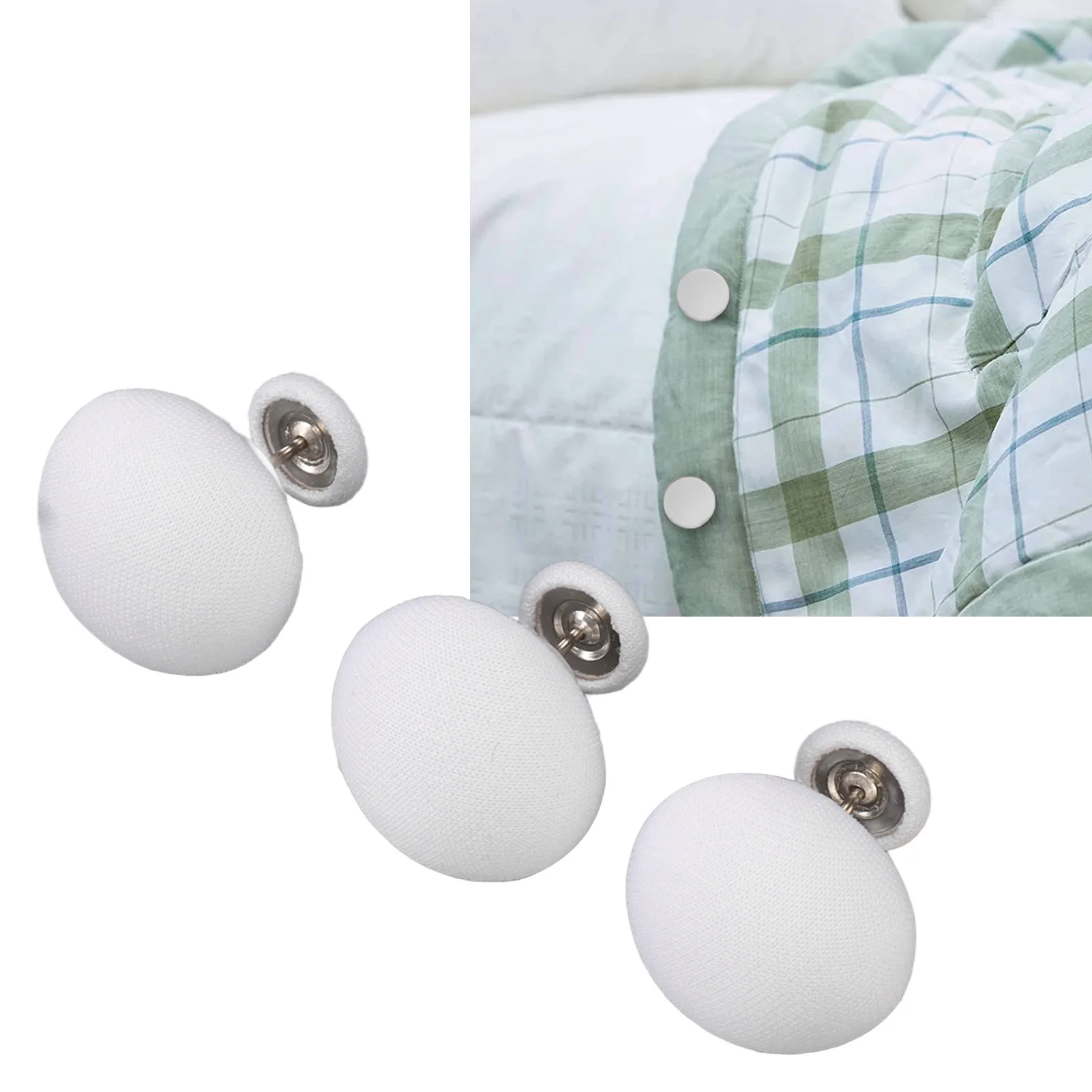 16Pcs/set Duvet Cover Clip Mushroom Shape Compact Comfortabl