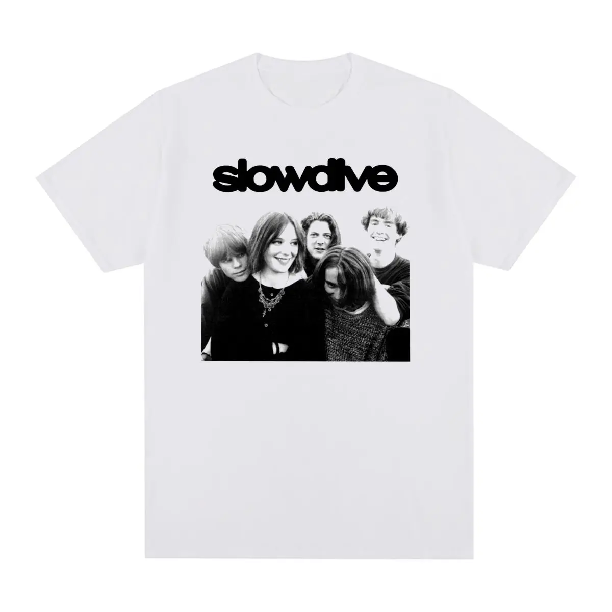 

Slowdive Vintage T-shirt Jesus Mary Chain Shoegaze Ride my bloody valentine Cotton Men T shirt New Tee Tshirt Womens Tops