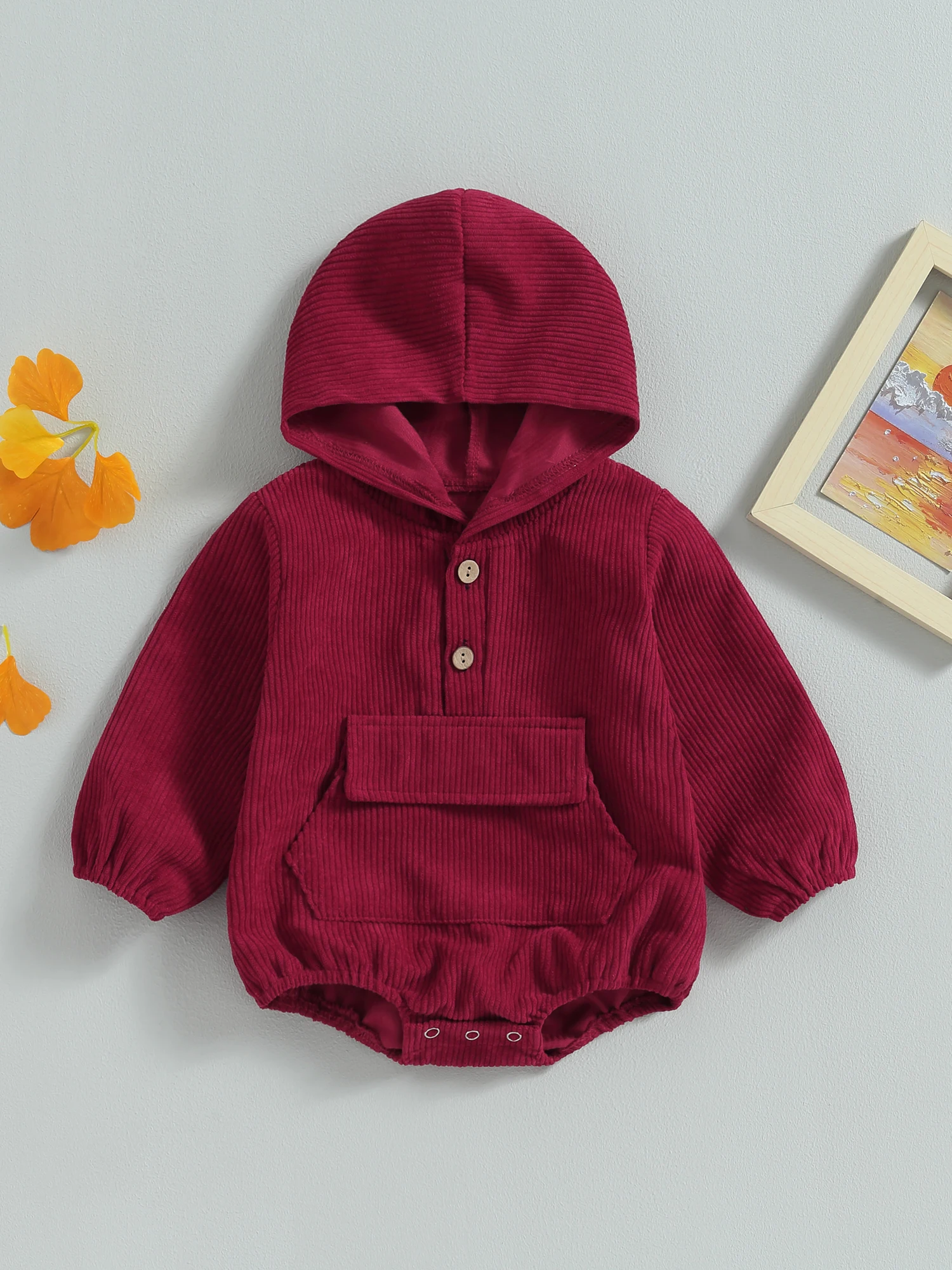 

Детская Вельветовая толстовка с капюшоном и длинным рукавом